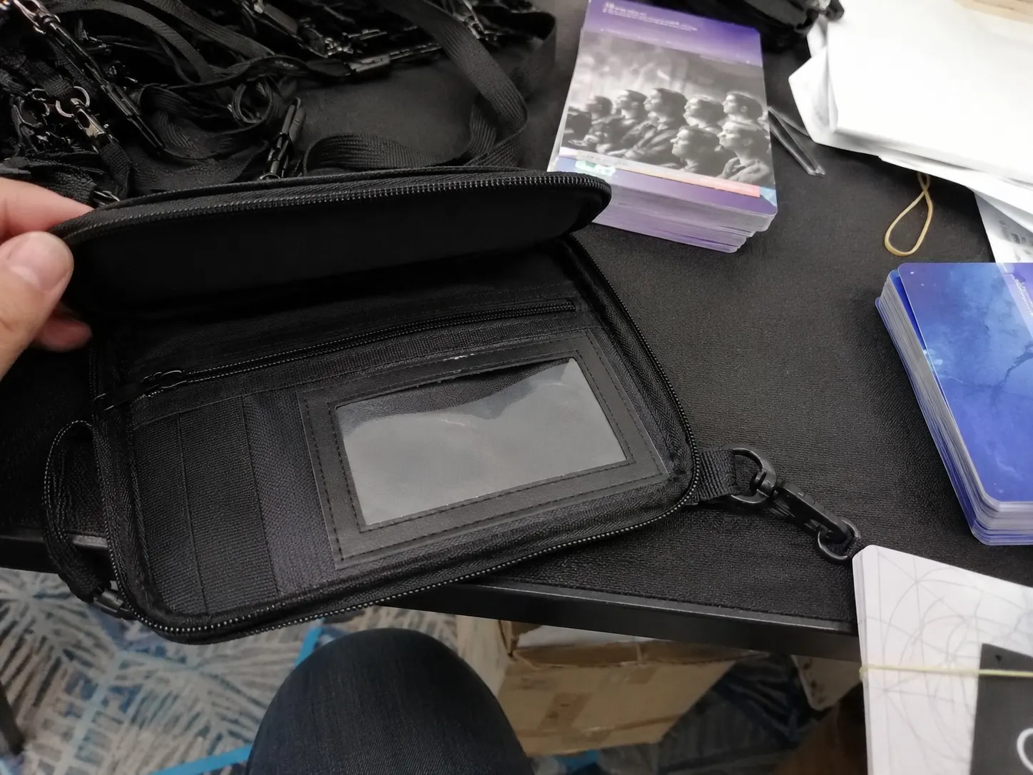 Pouch or credential bag sample photo